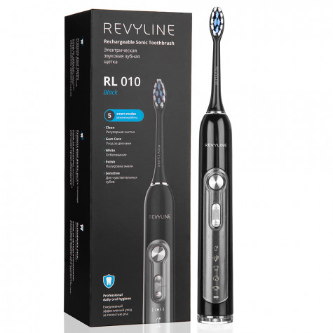 Электрическая звуковая зубная щётка Revyline RL 010 Black