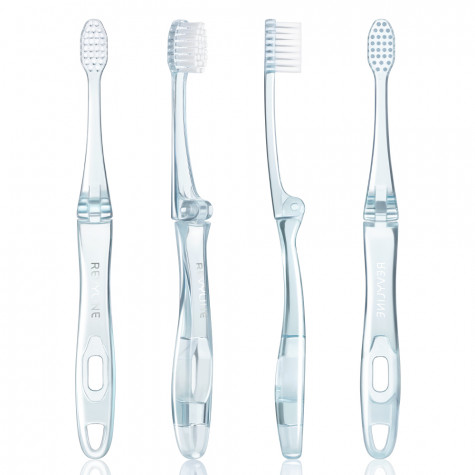 Зубная щетка Revyline S4000 Travel Glass, голубая